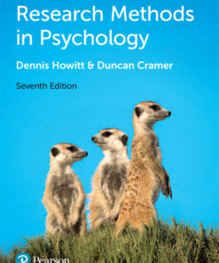 Research Methods in Psychology - 7th Edition