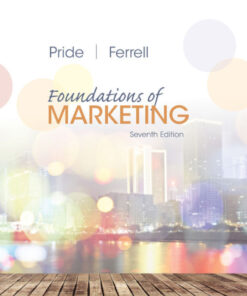 Foundations of Marketing - 7th Edition