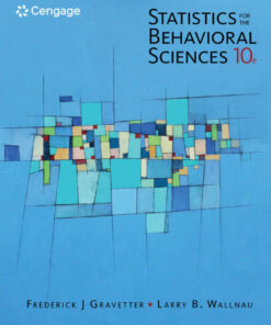 Statistics for The Behavioral Sciences - 10th Edition