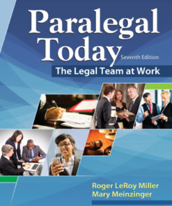 Paralegal Today: The Legal Team at Work - 7th Edition