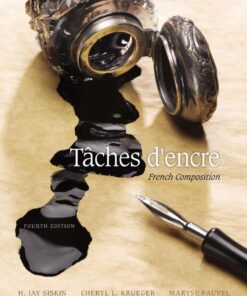 Taches d'encre: French Composition - 4th Edition