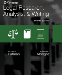 Legal Research, Analysis, and Writing - 4th Edition