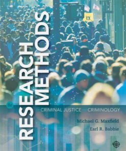 Research Methods for Criminal Justice and Criminology - 8th Edition