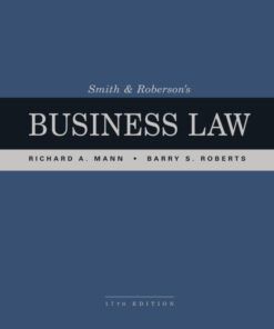 Smith and Roberson's Business Law - 17th Edition