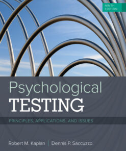 Psychological Testing: Principles, Applications, and Issues - 9th Edition
