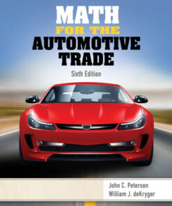 Math for the Automotive Trade - 6th Edition
