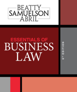 Essentials of Business Law - 6th Edition