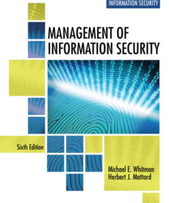 Management of Information Security - 6th Edition