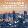 An Introduction to Management Science: Quantitative Approach - 15th Edition
