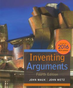 Inventing Arguments, 2016 MLA Update - 4th Edition