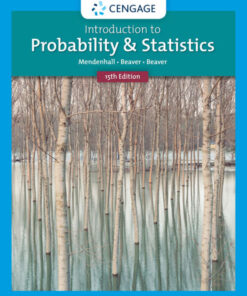 Introduction to Probability and Statistics - 15th Edition