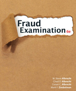 Fraud Examination - 6th Edition