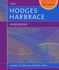Hodges Harbrace Handbook, 2016 MLA Update - 19th Edition