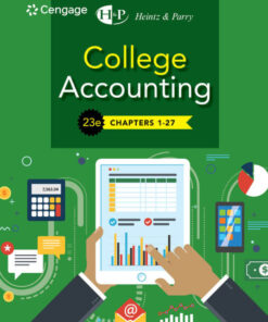 College Accounting, Chapters 1-27 - 23rd Edition