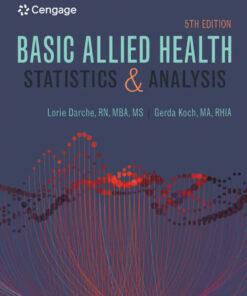 Basic Allied Health Statistics and Analysis - 5th Edition