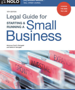Legal Guide for Starting & Running a Small Business - 16th Edition