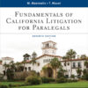 Fundamentals of California Litigation for Paralegals - 7th Edition