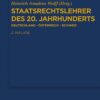 Staatsrechtslehrer des 20. Jahrhunderts - 2nd Edition