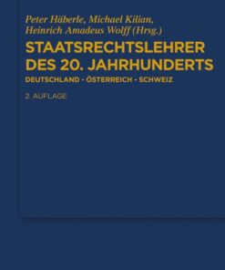 Staatsrechtslehrer des 20. Jahrhunderts - 2nd Edition