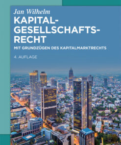 Kapitalgesellschaftsrecht - 4th Edition