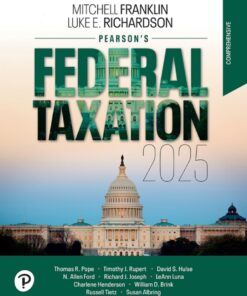 Pearson's Federal Taxation 2025 Comprehensive - 38th Edition