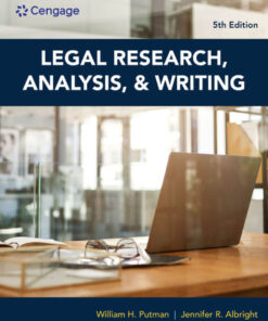 Legal Research, Analysis, and Writing - 5th Edition