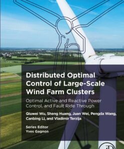 Distributed Optimal Control of Large-Scale Wind Farm Clusters