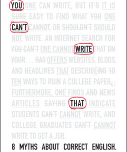 You Can't Write That