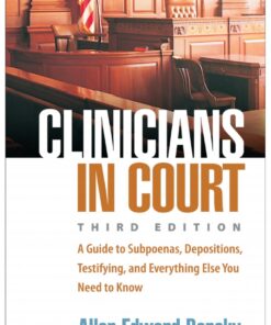 Clinicians in Court - 3rd Edition