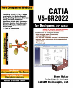 CATIA V5-6R2022 for Designers - 20th Edition