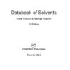 Databook of Solvents - 1st Edition