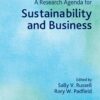 A Research Agenda for Sustainability and Business - 1st Edition