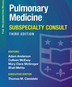 The Washington Manual Pulmonary Medicine Subspecialty Consult - 3rd Edition