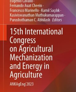 15th International Congress on Agricultural Mechanization and Energy in Agriculture